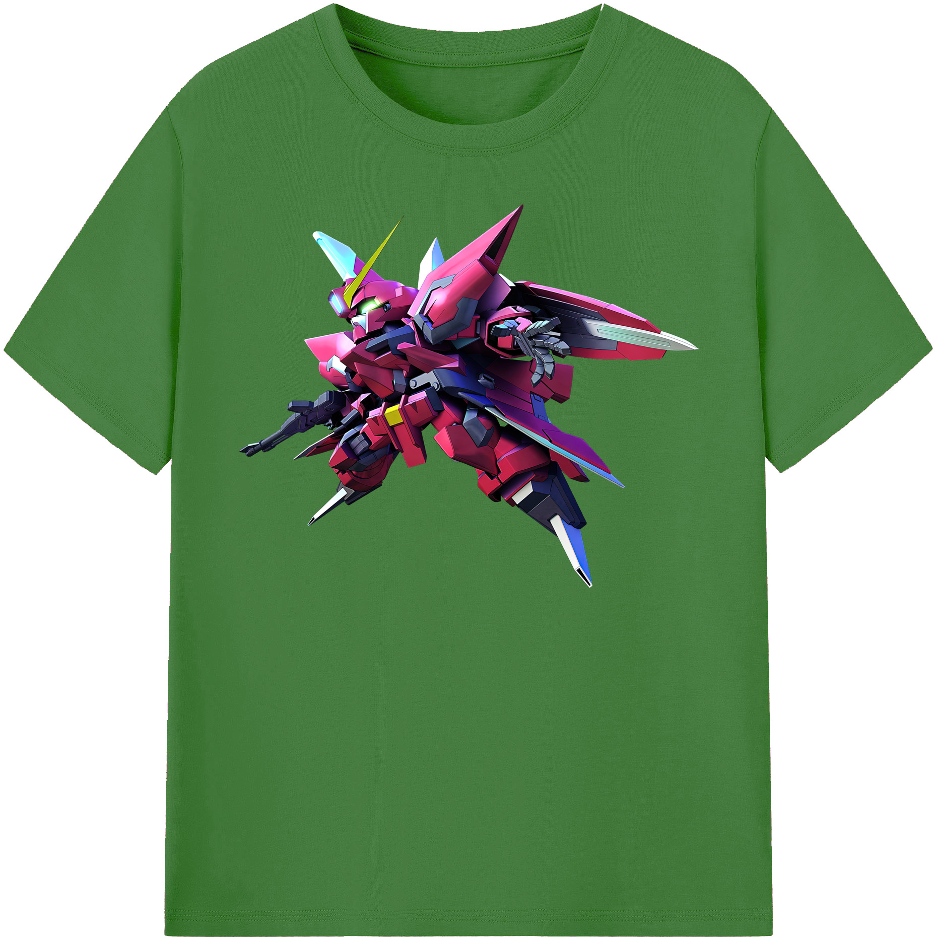 （画像用） 機動戦士ガンダム Mobile Suit Gundam レディースカジュアルプリントTシャツ（綿100％）